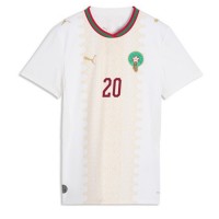 Marokko Ayoub El Kaabi #20 Udebanetrøje Dame VM 2026 Kortærmet